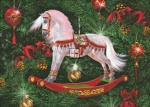 Mini Christmas Rocking Horse