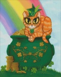St Paddys Day Cat