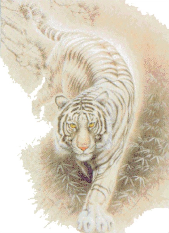 Oriental Tiger Tapestry - Click Image to Close