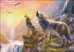 Sunset Howling Wolves Max Colors