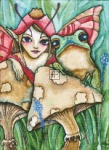 Diamond Painting Canvas - QS Mushroom Fairy CCK
