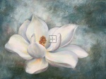 Diamond Painting Canvas - Mini White Magnolia