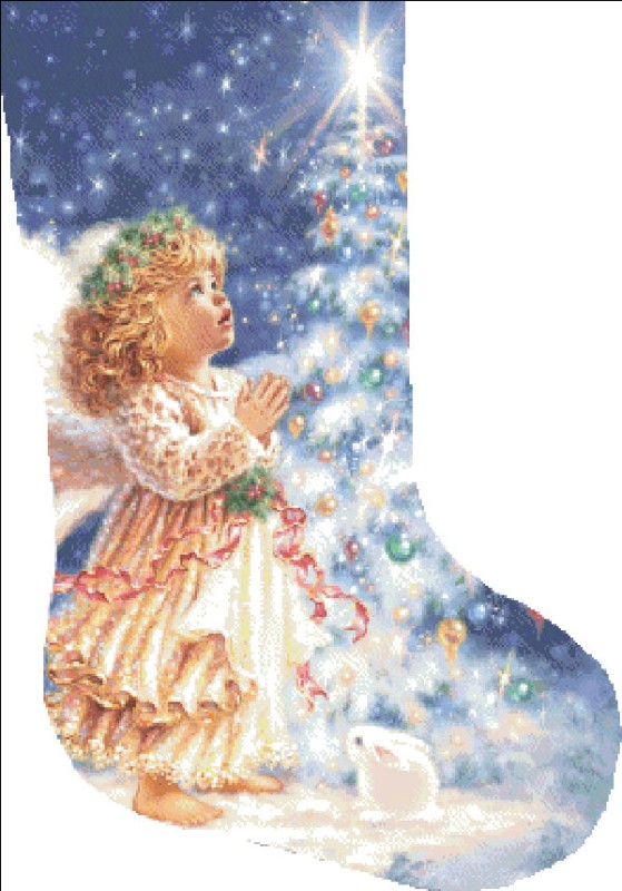 Stocking My Christmas Wish Flipped - Click Image to Close
