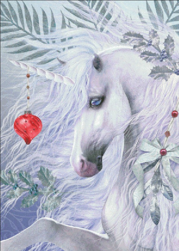 Christmas Unicorn Max Colors - Click Image to Close