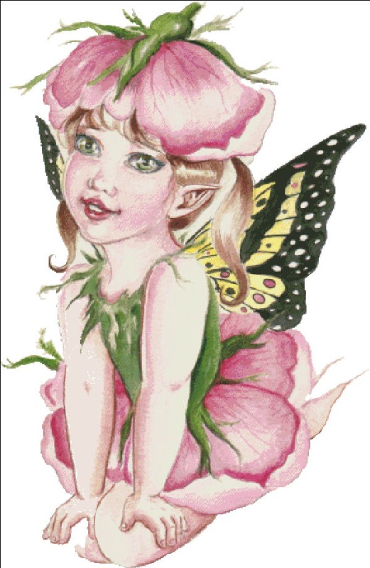 Baby Rose Fairy Material Pack - Click Image to Close