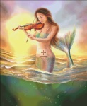 Mermaid With A Violin