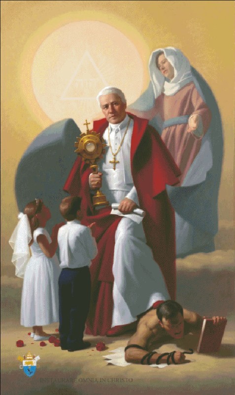 Pope St Pius X - Click Image to Close