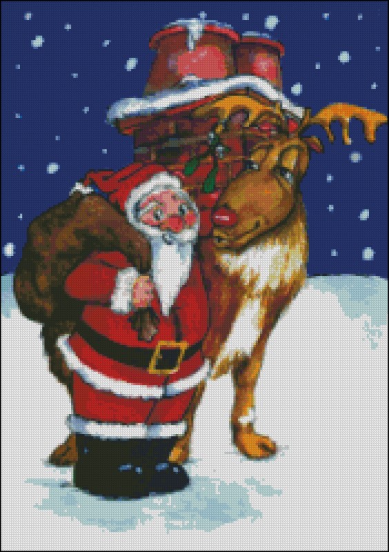 QS Santa Rudolph Material Pack - Click Image to Close