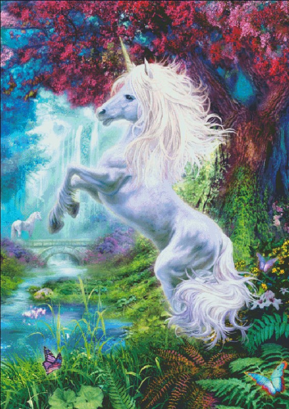 Prancing Unicorn Max Colors - Click Image to Close
