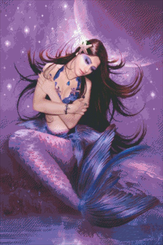 Diamond Painting Canvas - Mini A Mermaids Tale - Click Image to Close