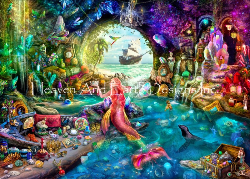 Supersized A Mermaids Treasure Max Colors - Click Image to Close