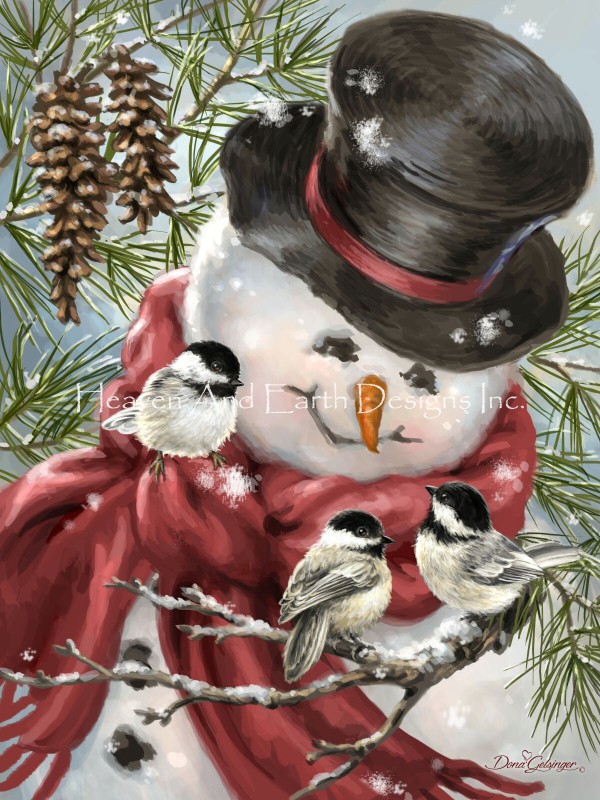 Snowman Snuggles - Click Image to Close