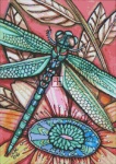 Diamond Painting Canvas - QS Dragonfly Three