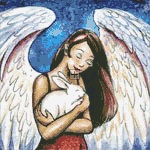 Diamond Painting Canvas - QS Angel Hug