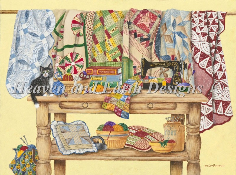 Vintage Quilt Material Pack - Click Image to Close
