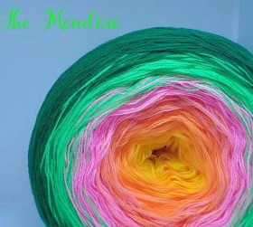 4 ply Handmade Yarn - Sport Weight - The Meadow