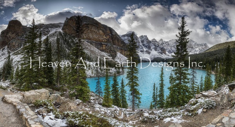 Lake Moraine Banff - Click Image to Close