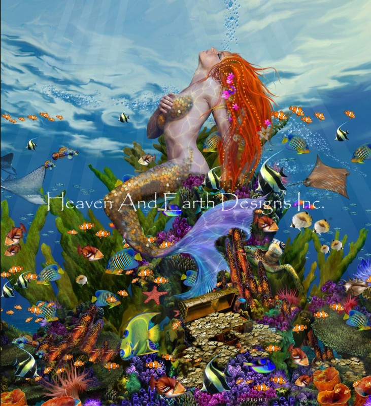 Supersized Mermaid Reef Max Colors - Click Image to Close