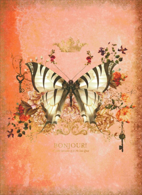Butterfly Port Peach - Click Image to Close