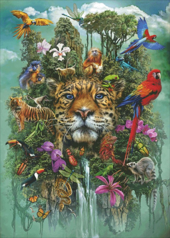 Jungle Montage Color Expansion - Click Image to Close