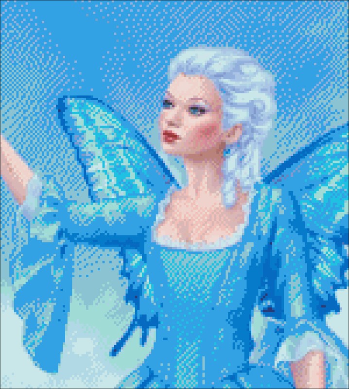 Diamond Painting Canvas - QS Blue Topaz RA - Click Image to Close