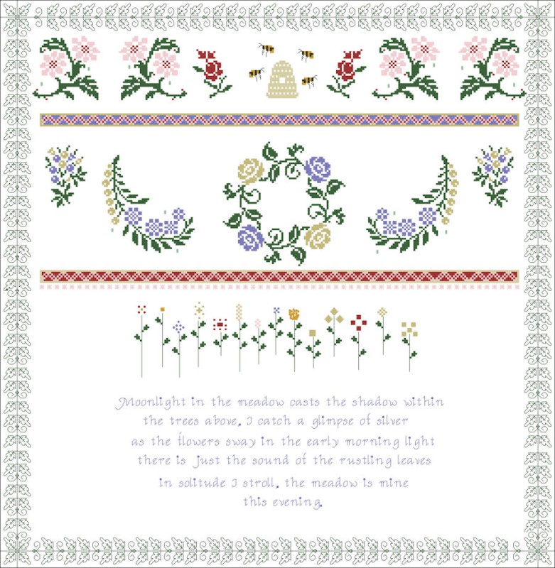 Flowers of the Meadow Material Pack - RESERVED FOR TEAL ONLY - Click Image to Close