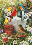 Birds with Watering Can Flag Max Colors