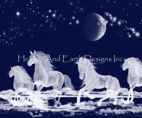 Silver Moon Ocean Spirit Horses
