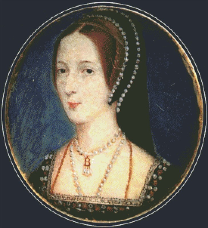 Diamond Painting Canvas - Mini Anne Boleyn - Click Image to Close