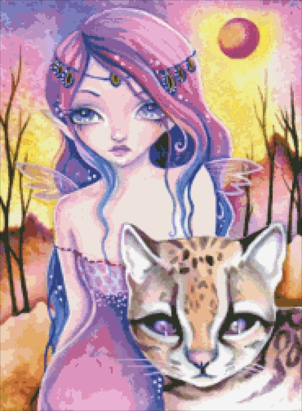 Diamond Painting Canvas - QS Luna Phantom - Click Image to Close