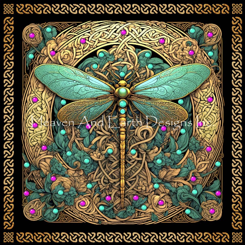 Mini The Celtic Dragonfly - Click Image to Close