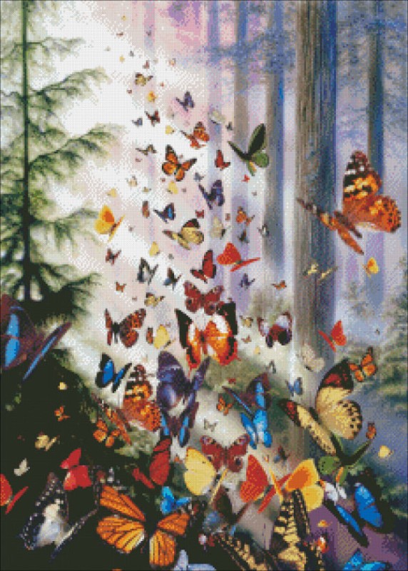 Mini Butterfly Woods Material Pack - Click Image to Close