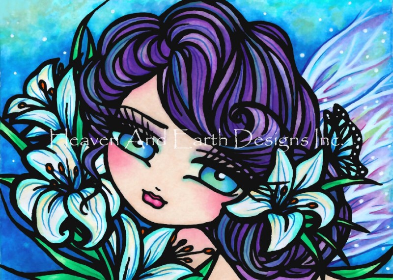 Easter Lily Fairy HLD Max Colors - Click Image to Close
