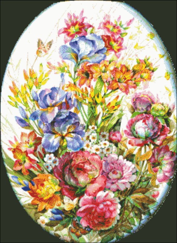 Diamond Painting Canvas - Mini Floral Degree - Click Image to Close