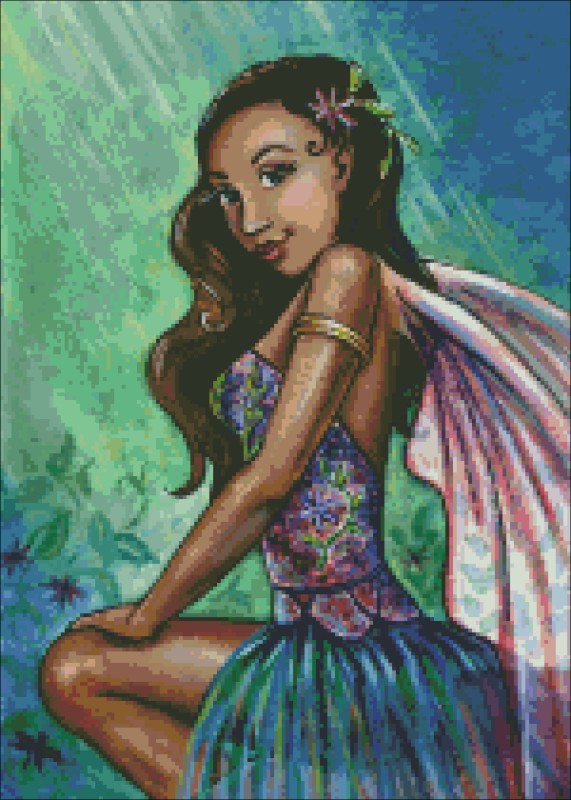 Diamond Painting Canvas - QS Sitting Pretty - Click Image to Close