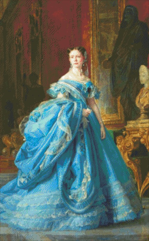 Diamond Painting Canvas - Mini Infanta Isabel De Bourbon - Click Image to Close