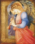Mini An Angel Playing A Flageolet