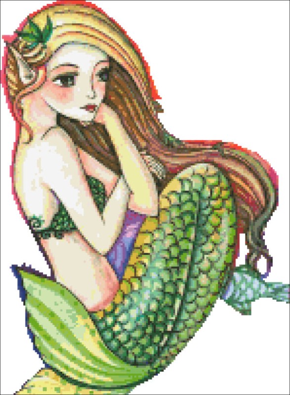 QS Day Dreaming Mermaid NO BK - Click Image to Close
