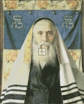 Portrait of Rabbi With Prayer Shawl