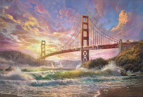 Mini Sunset on Golden Gate Bridge