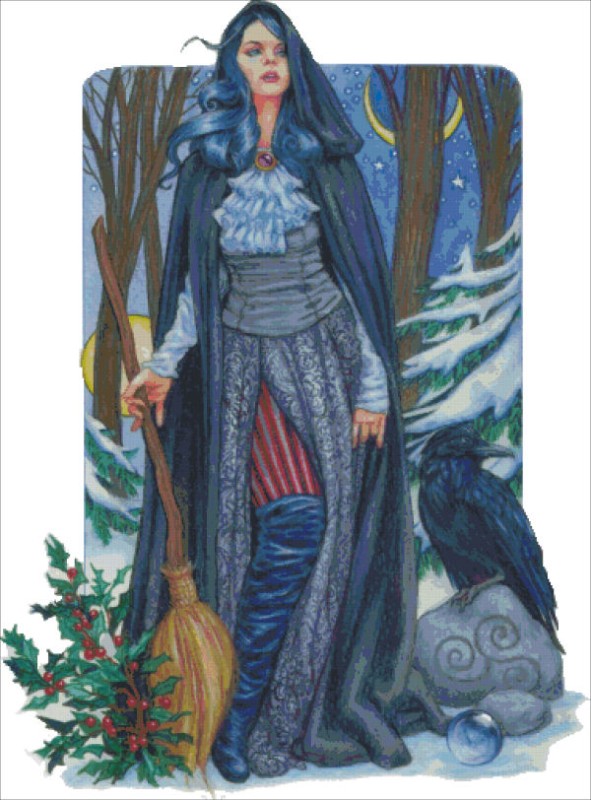 Winter Solstice Witch - Click Image to Close