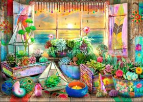 Supersized Boho Seaside View Max Colors Material Pack