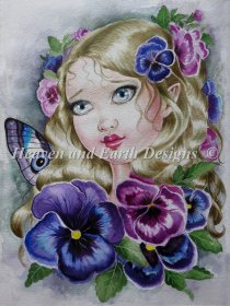 Baby Pansy Fairy Material Pack