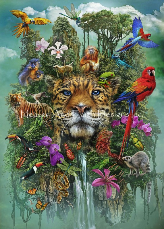 Jungle Montage Max Colors - Click Image to Close
