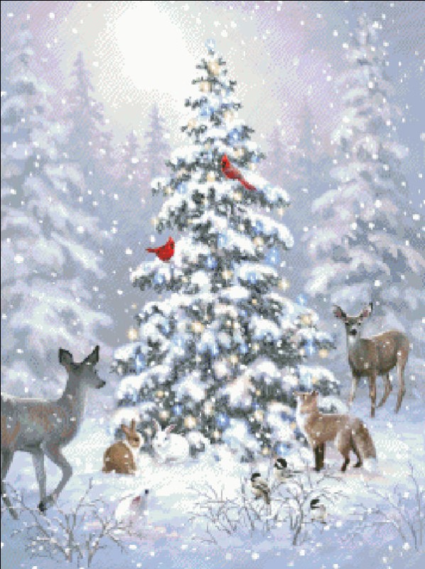 Mini Woodland Christmas - Click Image to Close