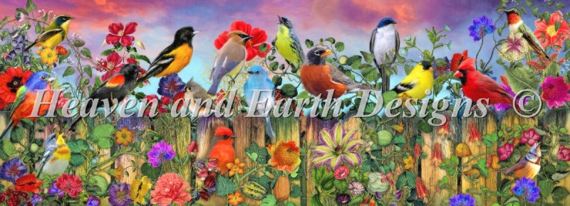 Birds And Blooms Garden Material Pack - Click Image to Close