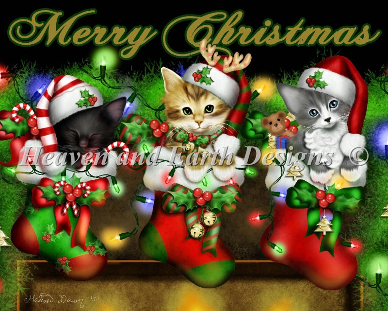 Mini Purrfect Stocking Stuffers Material Pack - Click Image to Close