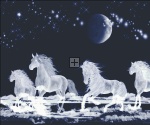 Silver Moon Ocean Spirit Horses