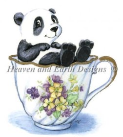 Diamond Painting Canvas - QS Teacup Panda