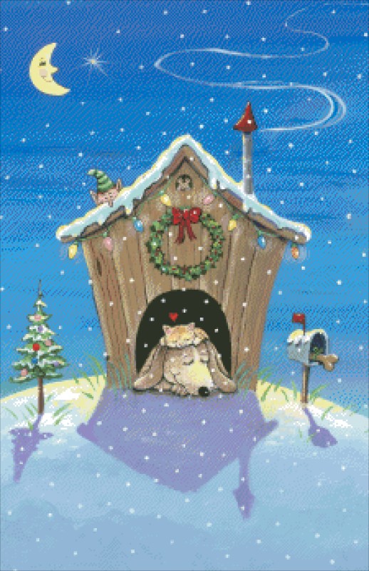 Diamond Painting Canvas - Mini Home For The Holidays GP - Click Image to Close